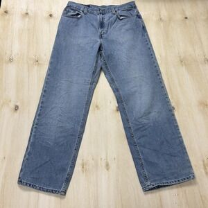Vintage Levis 517 Jeans Mens 32x30 Light Wash Blue Denim Regular Bootcut Fits